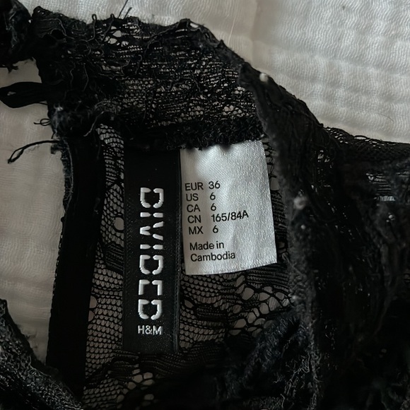 Black Lace H&M top - Picture 3 of 5
